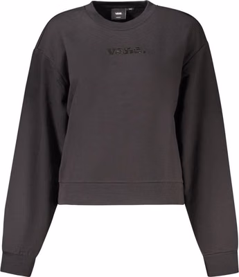 Black Cotton Women's Sweatshirt