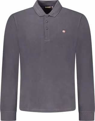 Nero Cotton Men Polo Shirt