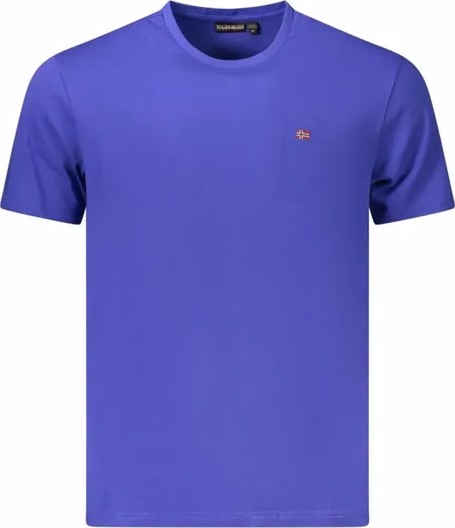 Napapijri Blue Cotton Men's T-Shirt