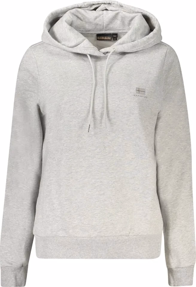 Napapijri Grigio Cotton Women Sweatshirt