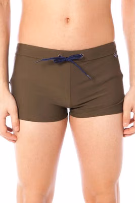 Verde Poliammide Men Swim Trunk