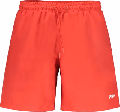 Rosso Polyester Men's Swim Boxer