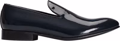 Blue Calfskin Men Loafer
