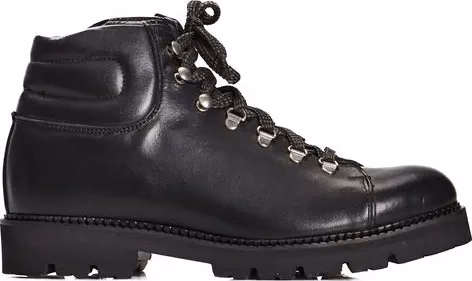 Roberto Pepe Luxury Black Calfskin Men Boot