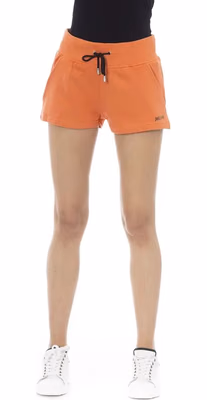 Orange Cotton Women's Sweatshorts