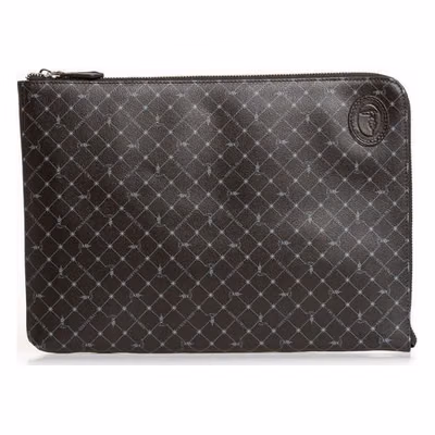 Black Leather Men Clutch