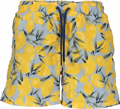 Azzurro Polyester Men Swim Boxer