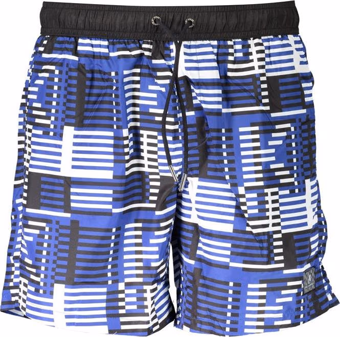 Karl Lagerfeld Blu Polyester Men Swim Boxer
