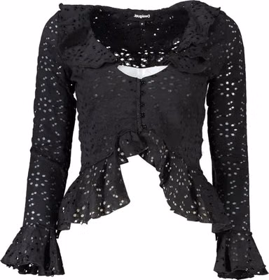 Nero Poliammide Donna Blouse