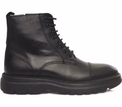 Black Cowhide Boot
