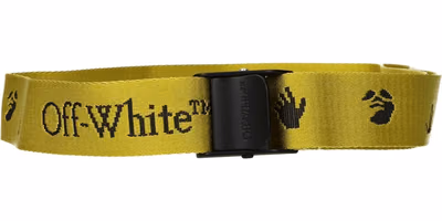 Yellow Fabric Regular Belt