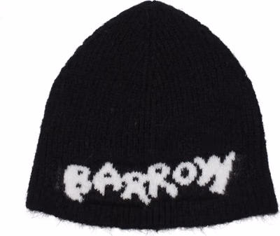 Black Marabou Beanie