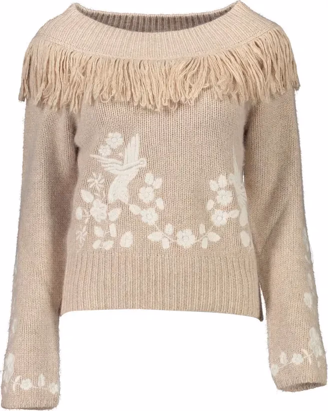 Blugirl Beige Viscose Women's Sweater