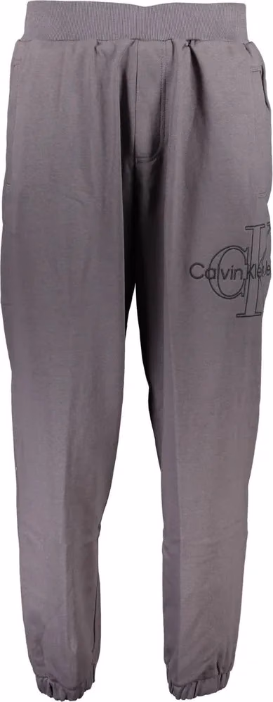 Calvin Klein Grigio Cotton Men's Sweatpant