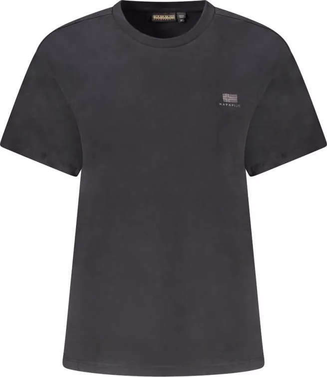 Napapijri Black Cotton Women's T-Shirt