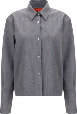Gray Wool Oves Aries Shirt