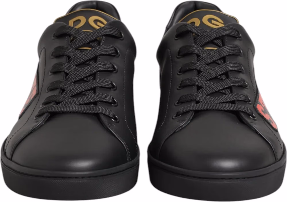 Dolce & Gabbana Black Street Life Low Top Men Sneakers Shoes