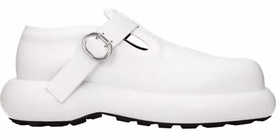 White Leather Slip-On Loafers