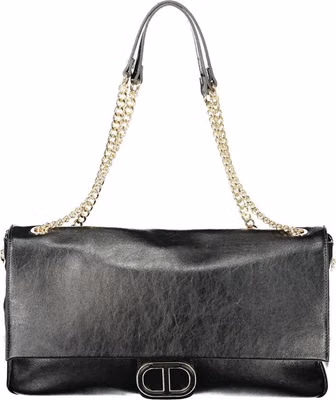 Nero Poliuretano Woman Shoulder Bag