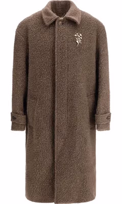Brown Viscose Coat