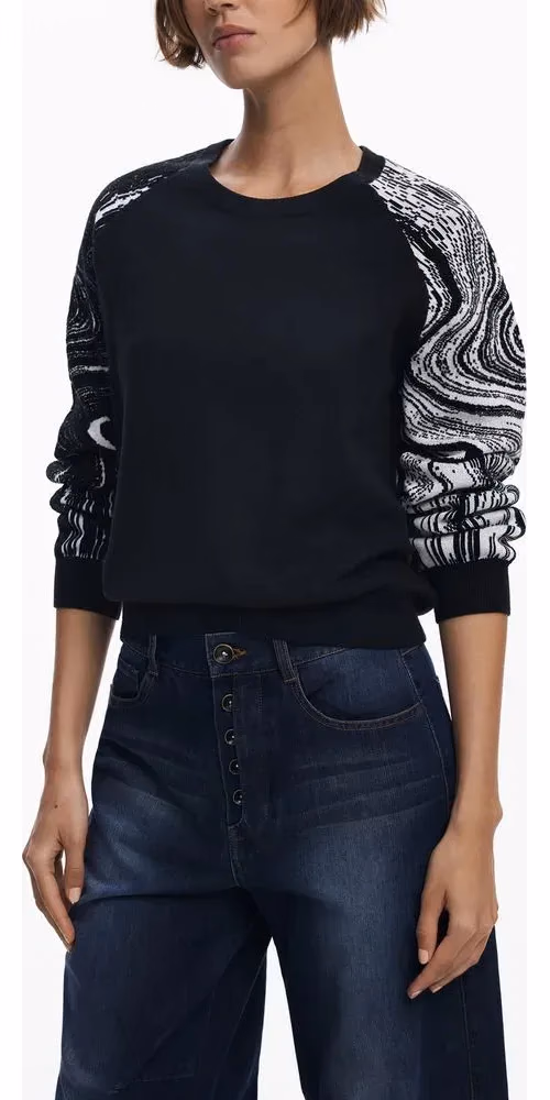 Desigual Black Polyester Women Sweater