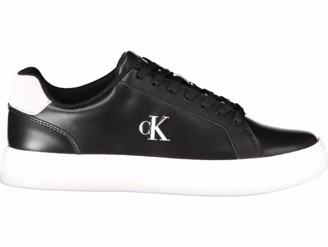 Calvin Klein Black Polyurethane Men Sneaker