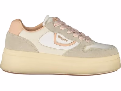 Bianco Polyurethane Women Sneaker