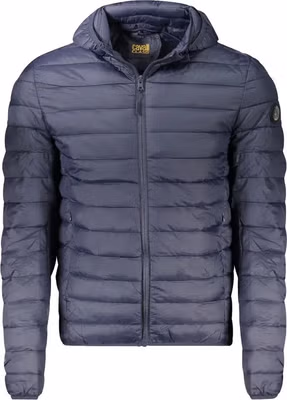 Blu Polyester Men's Jacket