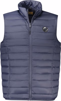 Blu Polyester Men's Jacket