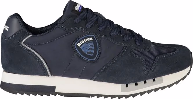 Blauer Blue Polyurethane Men Sneaker