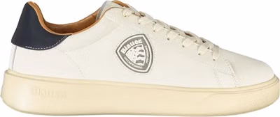 White Polyester Men Sneaker