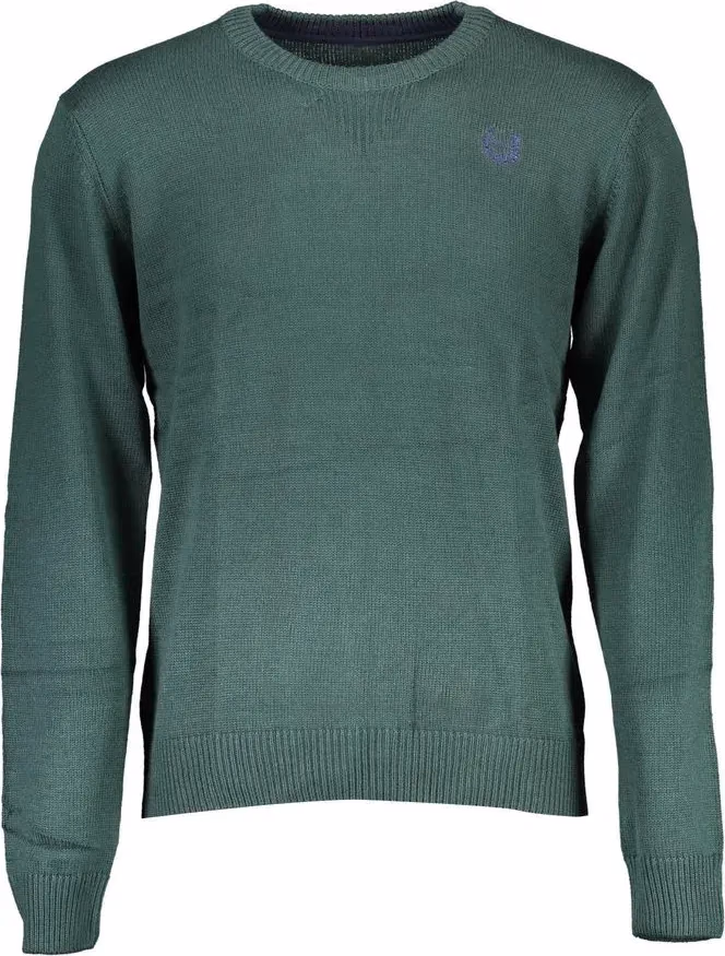 Gianmarco Venturi Verde Cotton Men Sweater