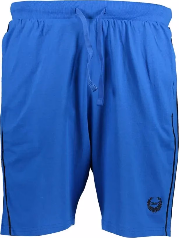Gianmarco Venturi Blue Cotton Men's Sweatpant Shorts