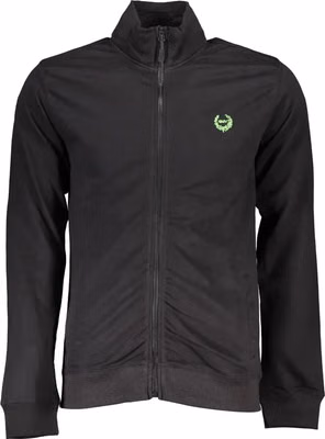 Black Cotton Men's Sweatshirt