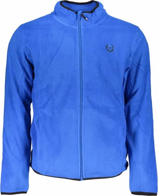 Blue Cotton Mens Sweater