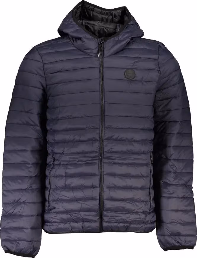 Gianmarco Venturi Blu Poliammide Men's Jacket