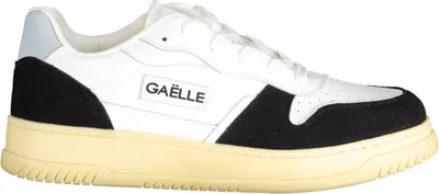 White Polyurethane Men Sneaker