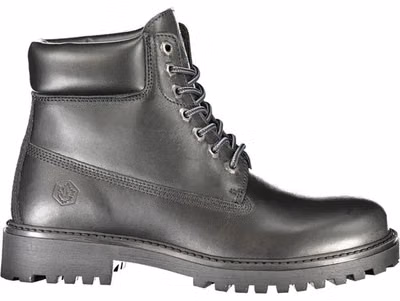 Black Leather Men's Boot