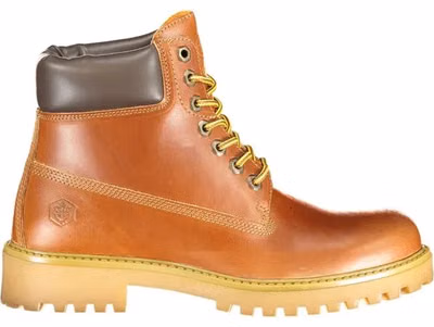 Marrone Leather Men Sneaker