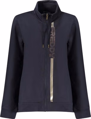 Blu Cotton Women Sweatshirt