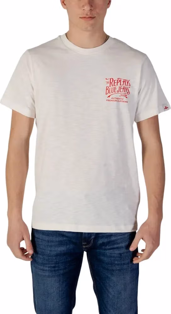Replay Cream Cotton Sportswear