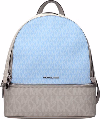 Beige Fabric Backpack