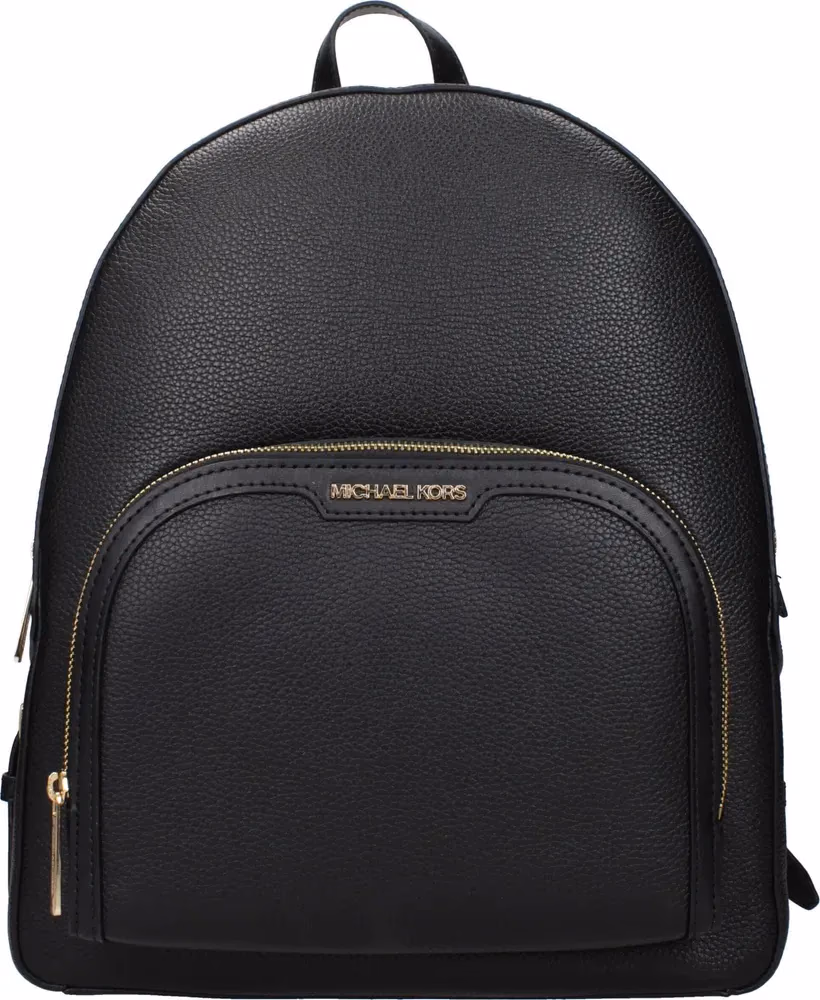 Michael Kors Black Leather Backpack