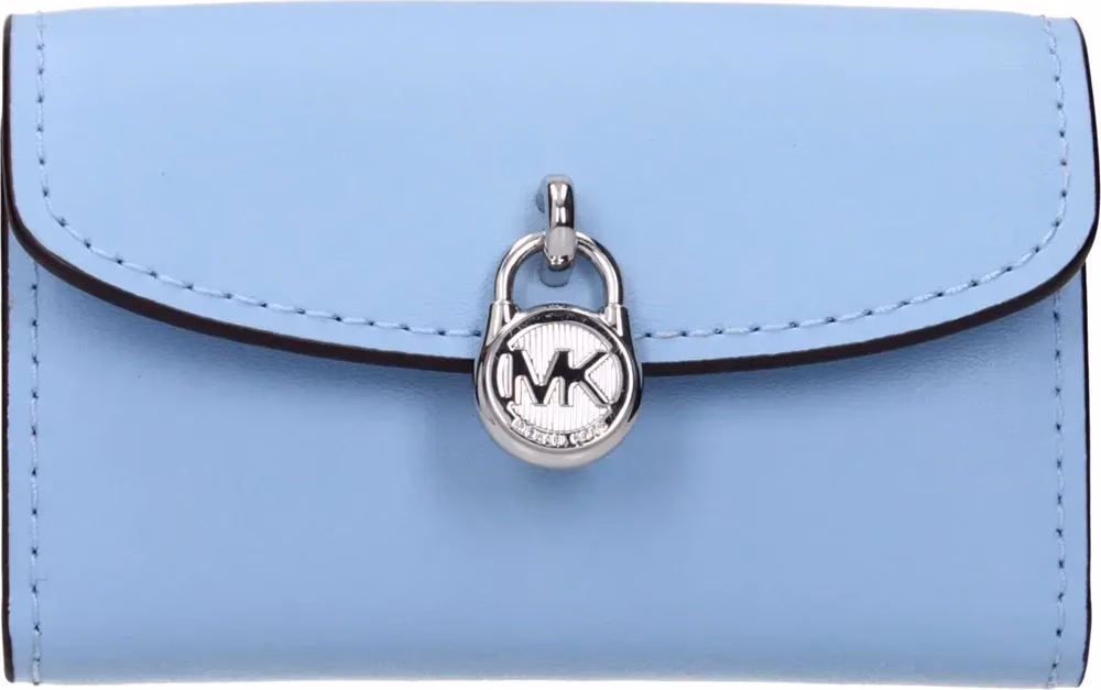 Michael Kors Light Blue Leather Wallet