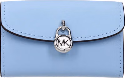 Light Blue Leather Wallet
