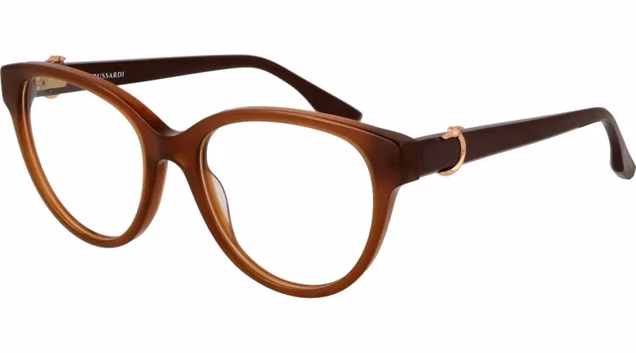 Trussardi Brown Acetate Glasses (Frames)