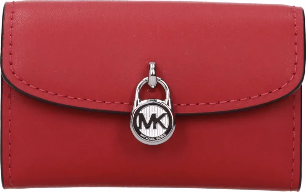 Michael Kors Red Leather Wallet