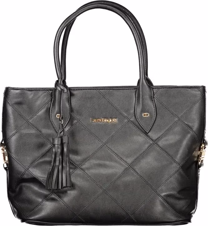 Laura Biagiotti Black PVC Women Handbag