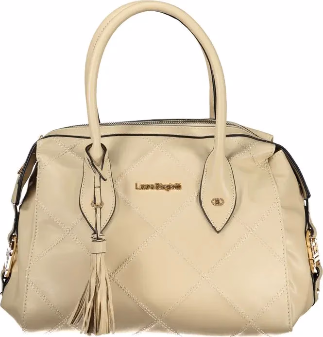 Laura Biagiotti Beige PVC Women Handbag
