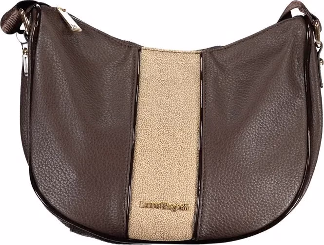Laura Biagiotti Marrone PVC Women Handbag